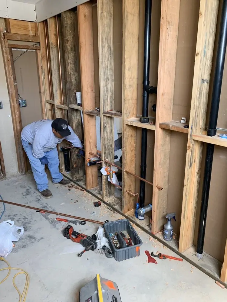 Commercial rough-in plumbing for Gas Line Repair in Wildwood